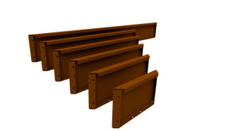 Zero-Flex Original Planter Panel 240 mm tall